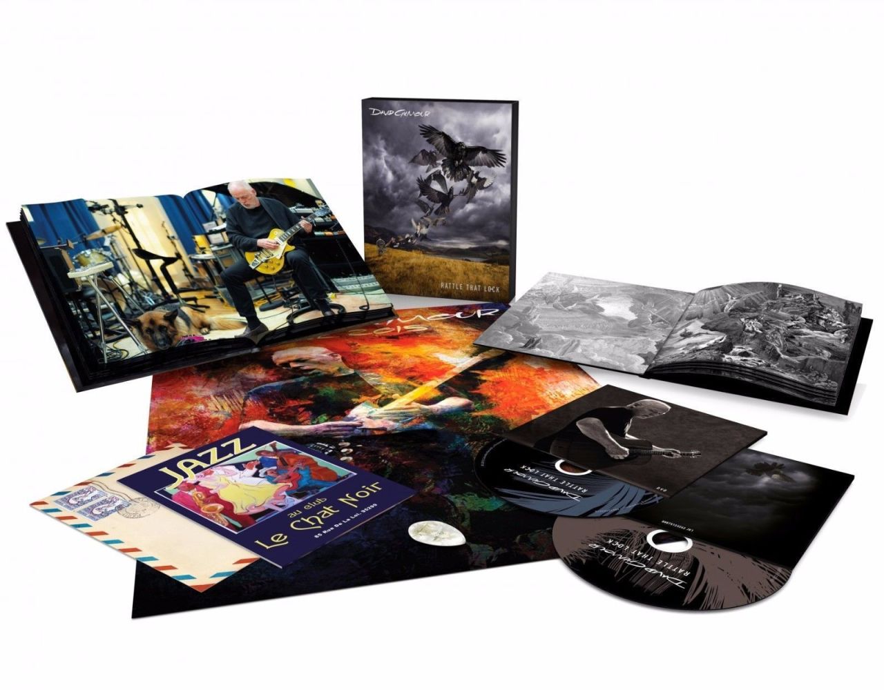DAVID GILMOUR - RATTLE THAT LOCK CD + DVD DLX EDT BOX SIFIR