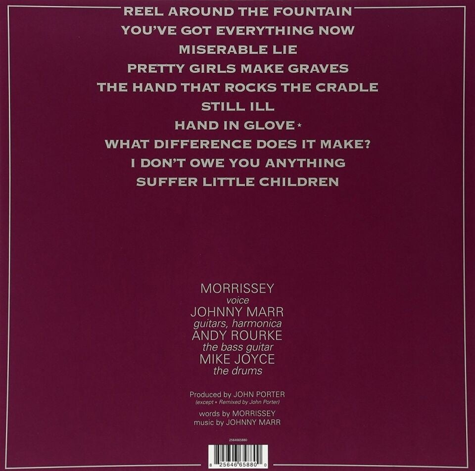 SMITHS - THE SMITHS (1984) - LP 2012 EDITION SIFIR PLAK