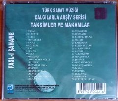 TÜRK SANAT MÜZİĞİ ÇALGILARLA ARŞİV SERİSİ / TAKSİMLER VE MAKAMLAR / FASL-I ŞAHANE - CD SIFIR