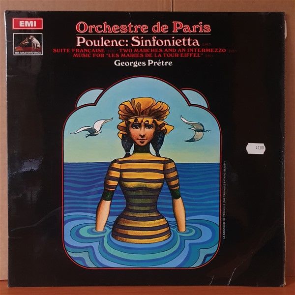 POULENC: SINFONIETTA / GEORGES PRETRE (1968) - LP 2.EL PLAK