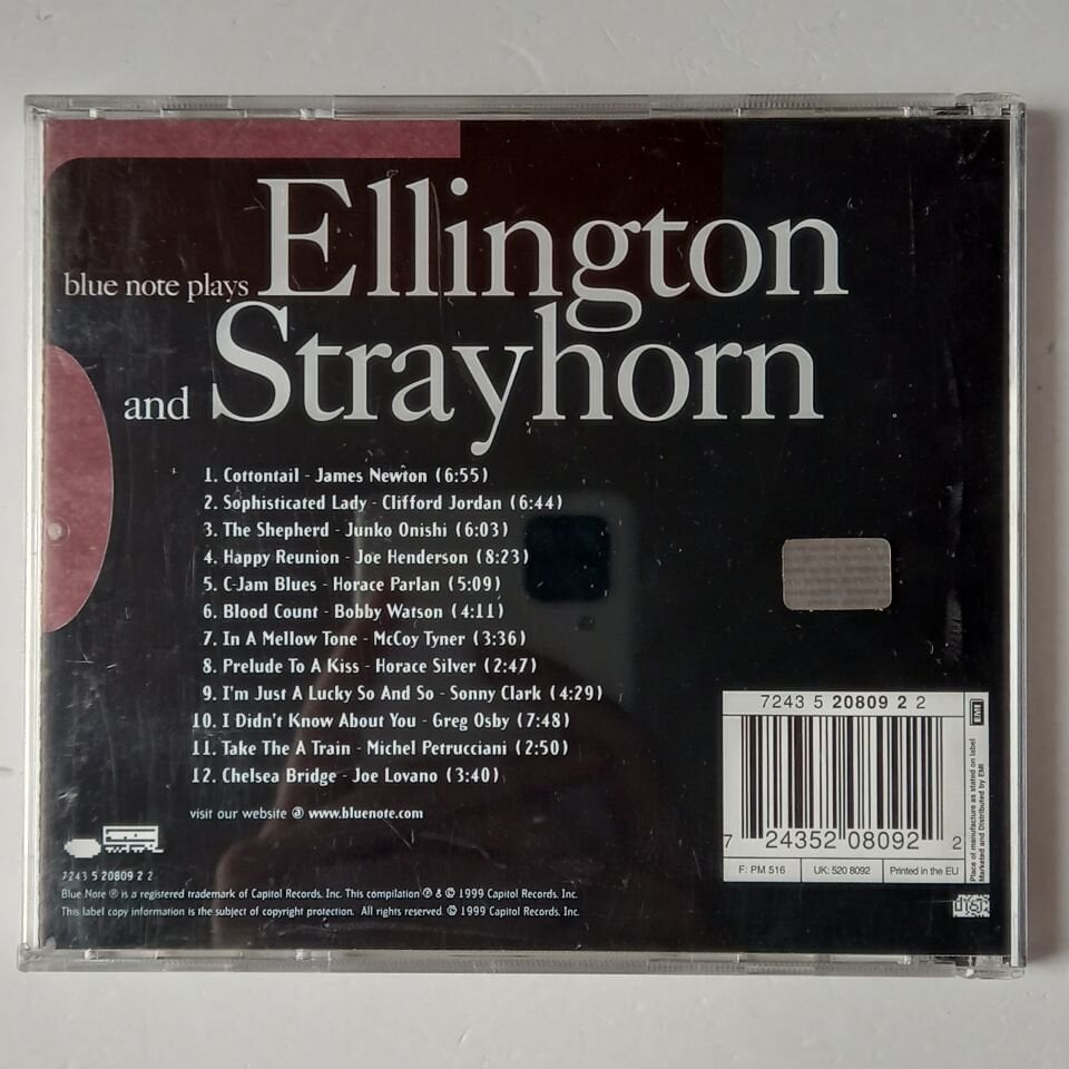 BLUE NOTE PLAYS ELLINGTON AND STRAYHORN (1999) - CD 2.EL