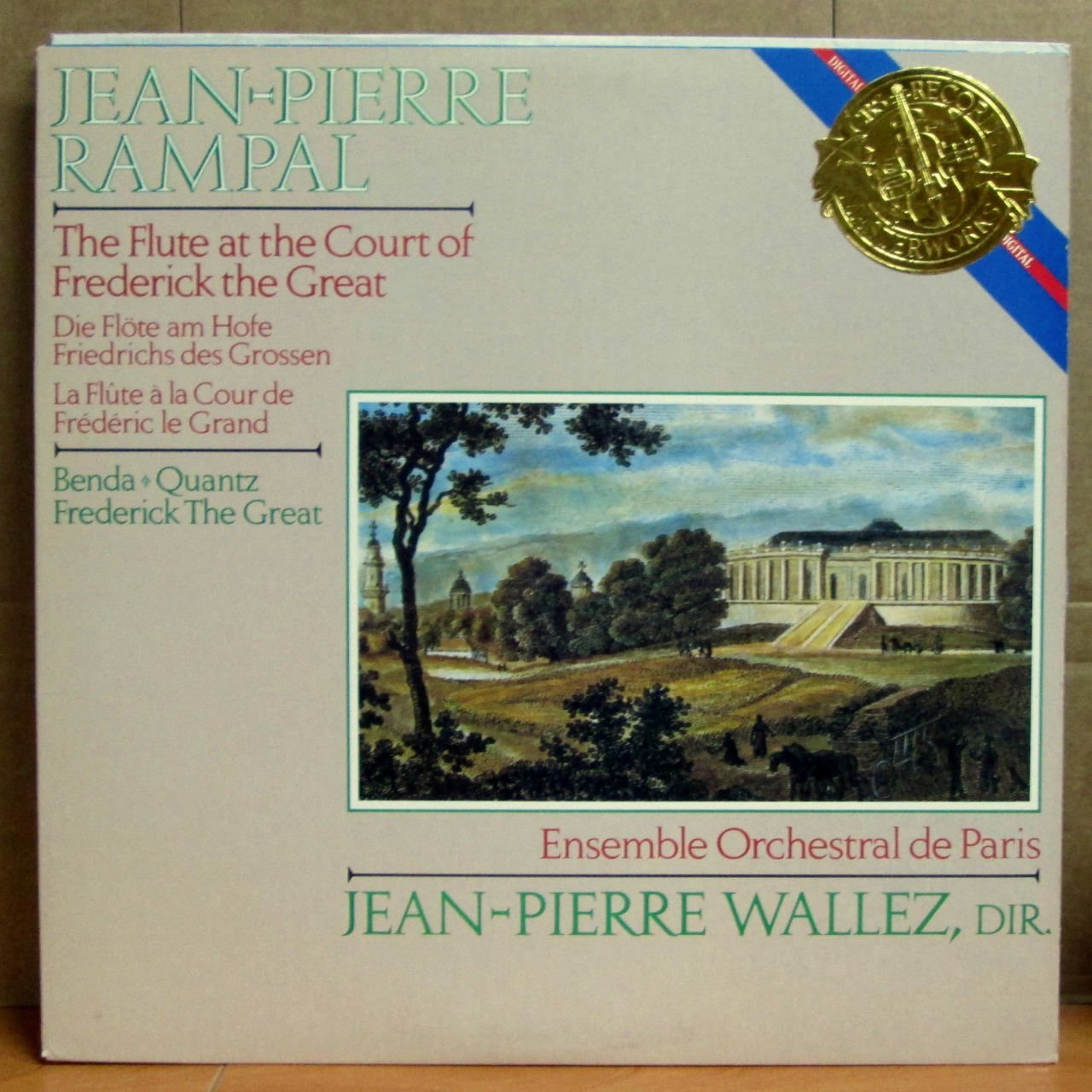 JEAN-PIERRE RAMPAL FLUTE AT THE COURT LP 2.EL