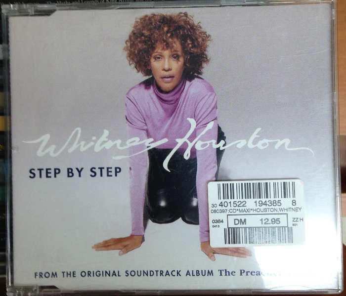 WHITNEY HOUSTON STEP BY STEP CD SINGLE