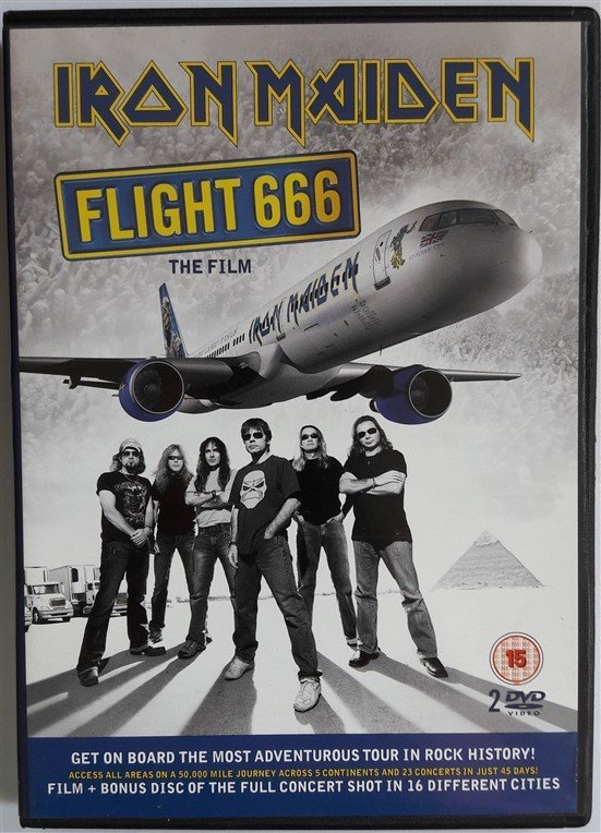 IRON MAIDEN - FLIGHT 666 THE FILM - 2DVD 2.EL