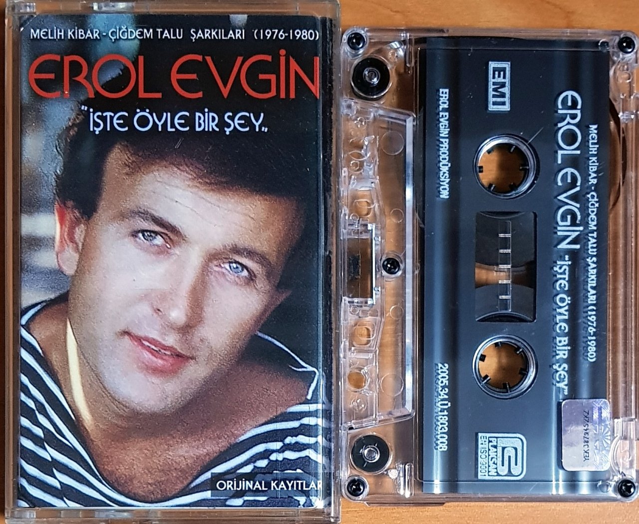 EROL EVGİN - İŞTE ÖYLE BİR ŞEY (2005) PLAKSAN KASET 2.EL