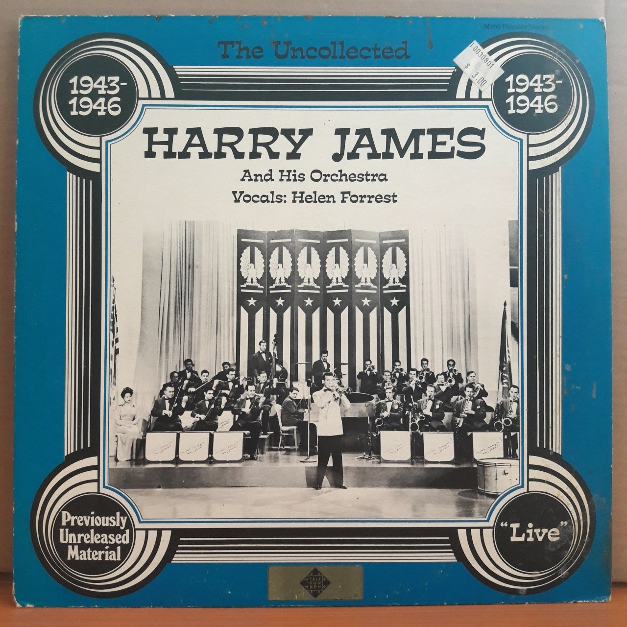 HARRY JAMES AND HIS ORCHESTRA HELEN FORREST - THE UNCOLLECTED (1977) - LP 2.EL PLAK