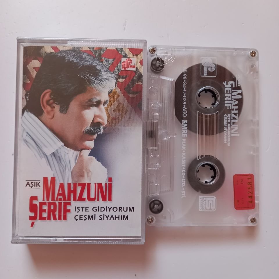 AŞIK MAHZUNİ ŞERİF - İŞTE GİDİYORUM ÇEŞMİ SİYAHIM (1998) - KASET 2.EL