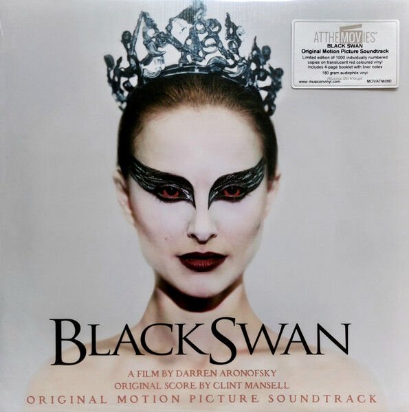 BLACK SWAN - SOUNDTRACK / MUSIC BY CLINT MANSELL (2010) - LP 2025 TRANSLUCENT RED COLOURED EDITION SIFIR PLAK