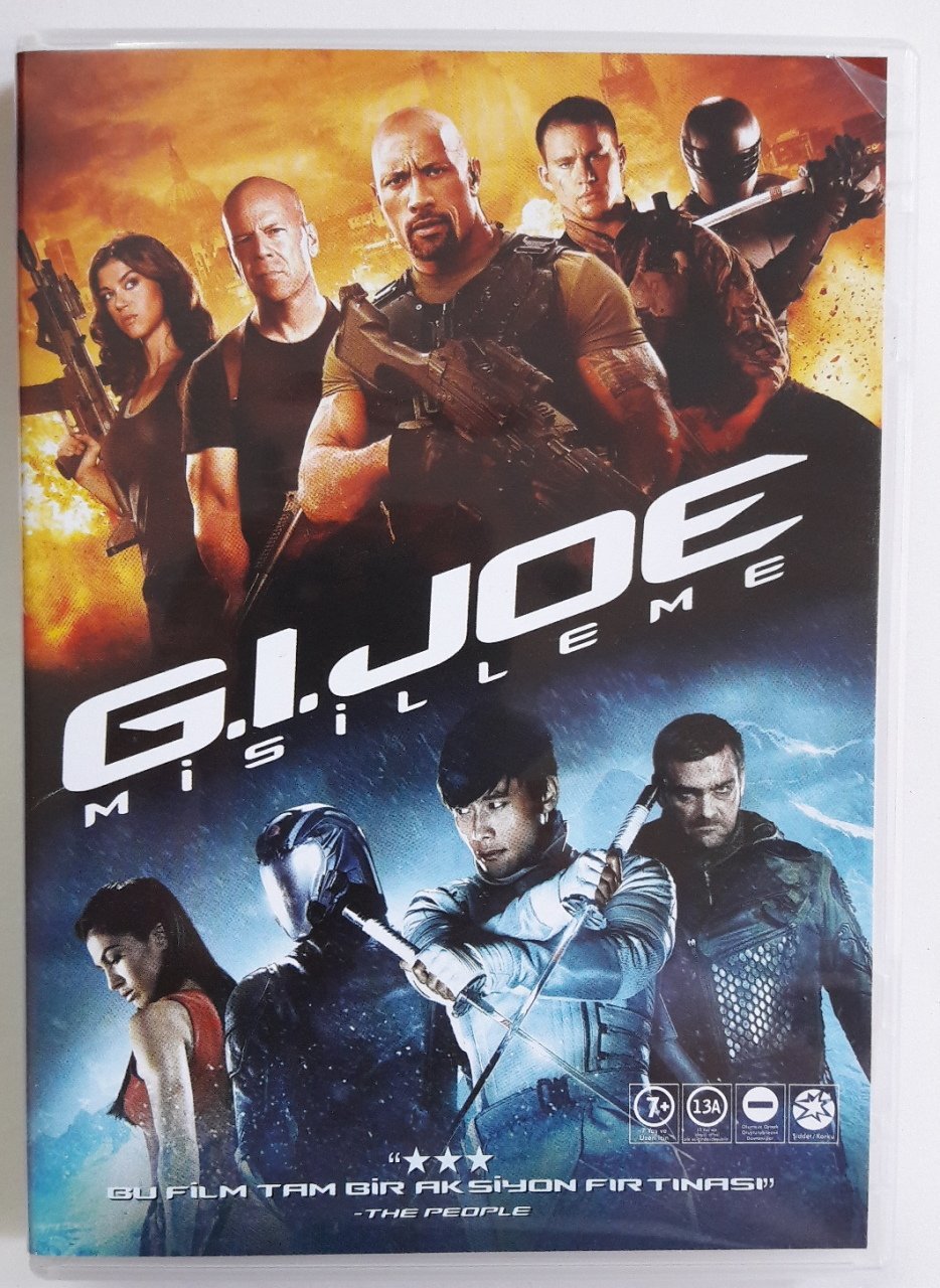 G.I. JOE MİSİLLEME - G.I. JOE RETALIATION - DWAYNE JOHNSON - BRUCE WILLIS - DVD 2.EL