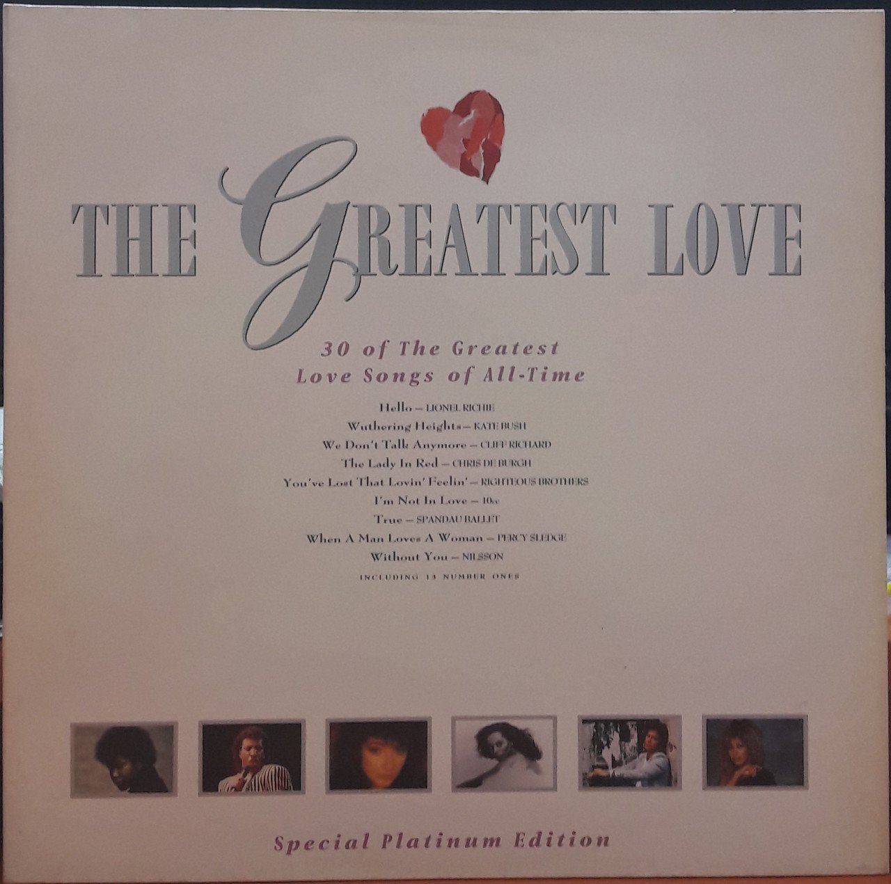 THE GREATEST LOVE (1987) - LIONEL RICHIE, TINA TURNER, KATE BUSH, CHRIS DE BURGH, DIANA ROSS... 2PLAK 2.EL