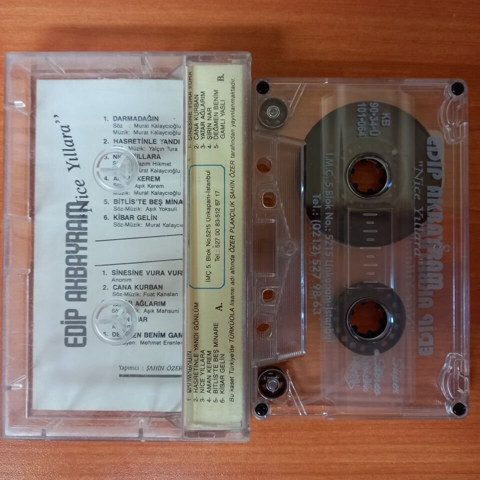 EDİP AKBAYRAM - NİCE YILLARA (1990) - KASET 2.EL
