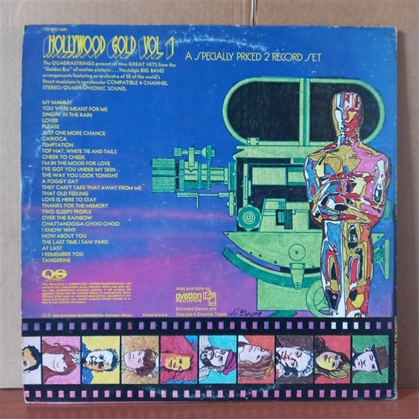 THE QUADRASTRINGS – HOLLYWOOD GOLD VOL. 1 (1973) - 2LP 2.EL PLAK