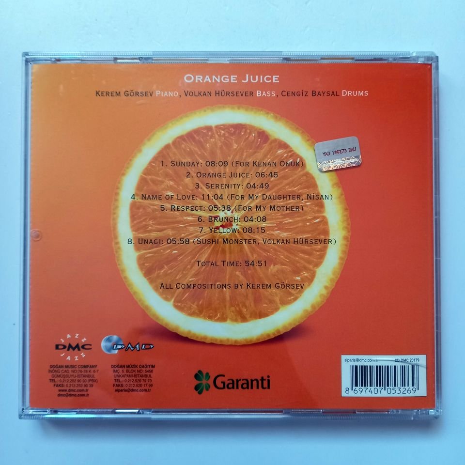 KEREM GÖRSEV – ORANGE JUICE (2005) - CD 2.EL