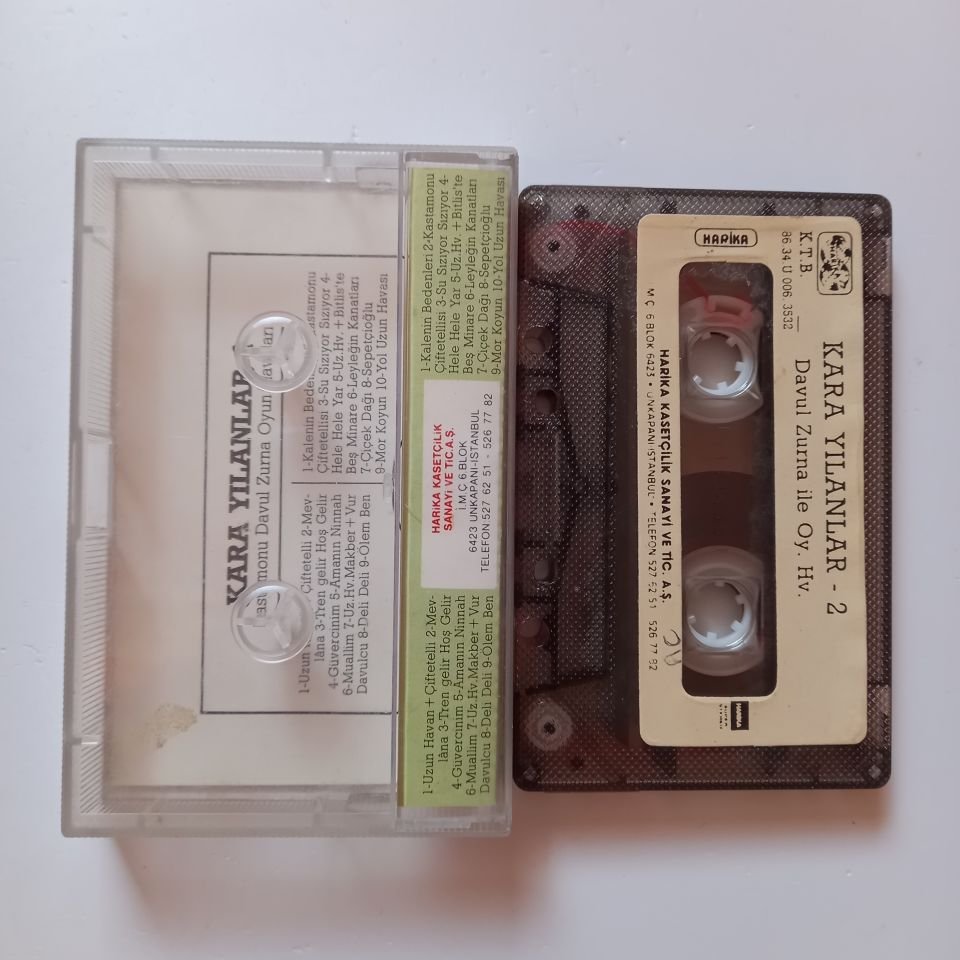 KARA YILANLAR 4 / KASTAMONU DAVUL ZURNA OYUN HAVALARI (1986) - KASET 2.EL