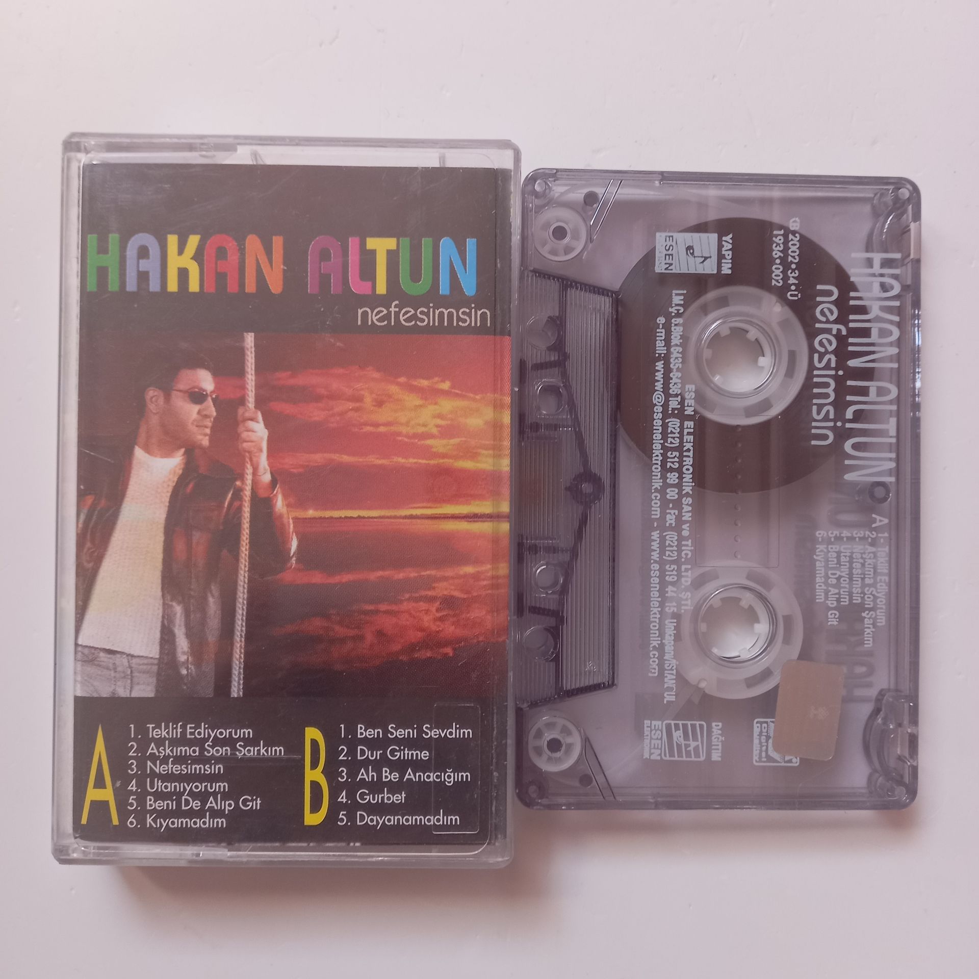 HAKAN ALTUN - NEFESİMSİN (2002) - KASET 2.EL
