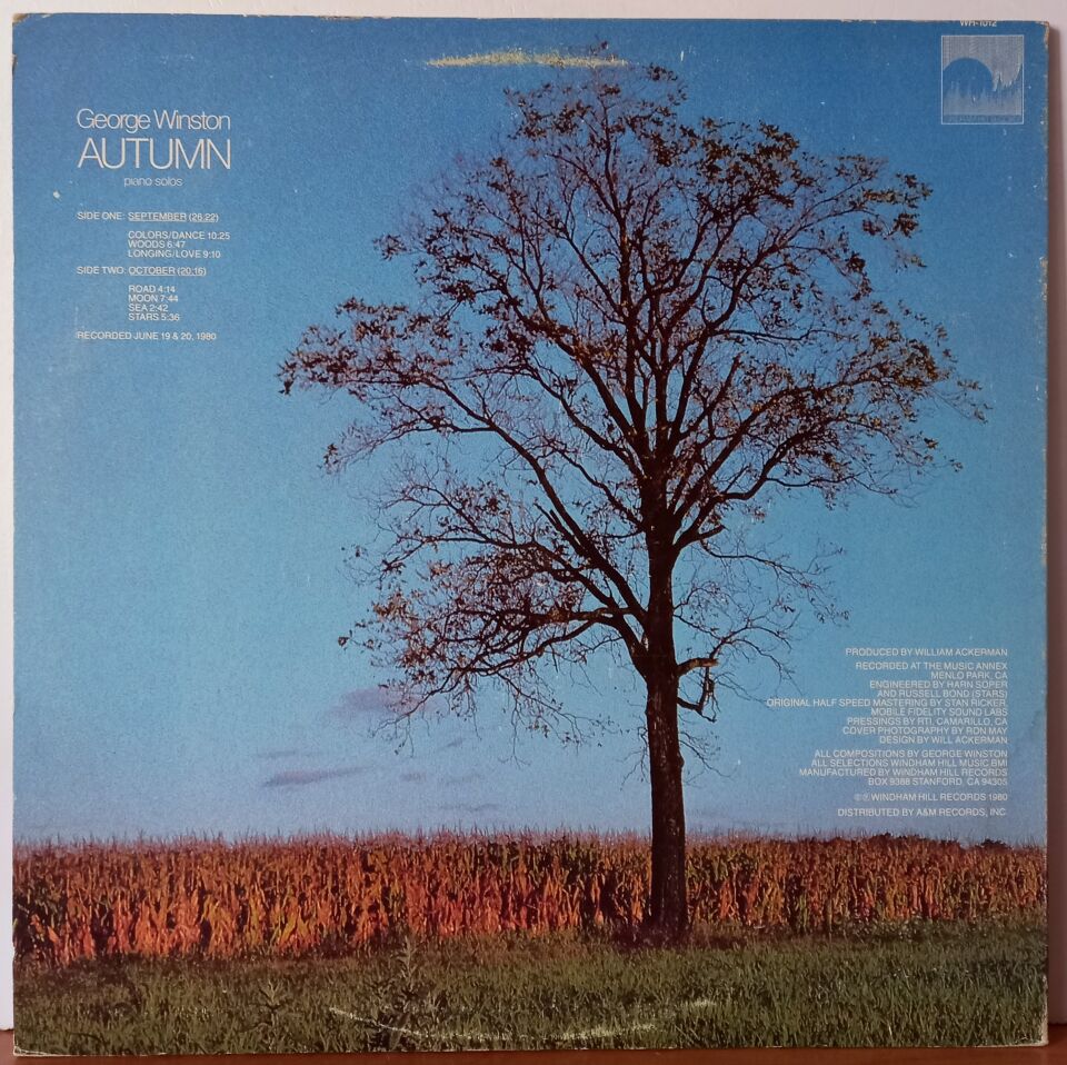 GEORGE WINSTON – AUTUMN (1980) - LP 2.EL PLAK