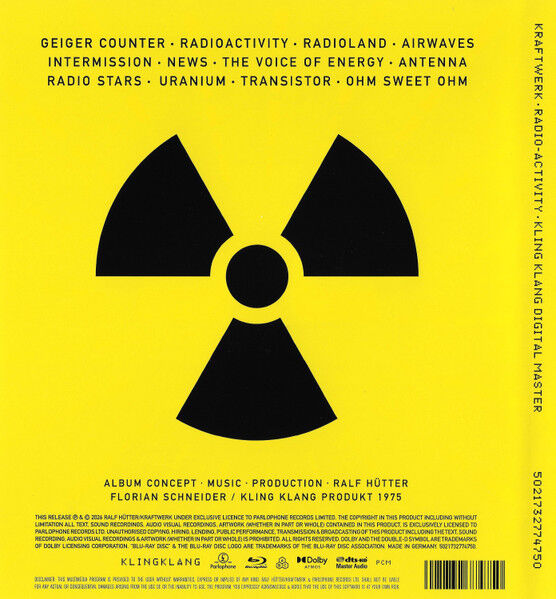 KRAFTWERK - RADIO ACTIVITY (1975) - BLU RAY AUDIO STEREO MULTI CHANNEL 2026 50TH ANNIVERSARY EDITION / AMBALAJINDA SIFIR ÜRÜN