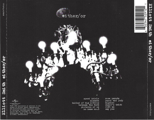 ELLIOTT SMITH – EITHER / OR (1997) - CD REISSUE JEWEL CASE AMBALAJINDA SIFIR
