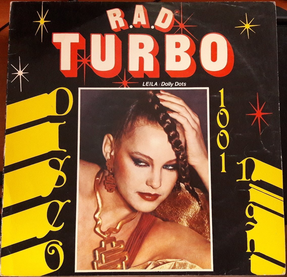 R.A.D TURBO DISCO 1001 NIGHT (DALIDA..) - PLAK 2.EL YERLİ BASKI RENKLİ PLAK