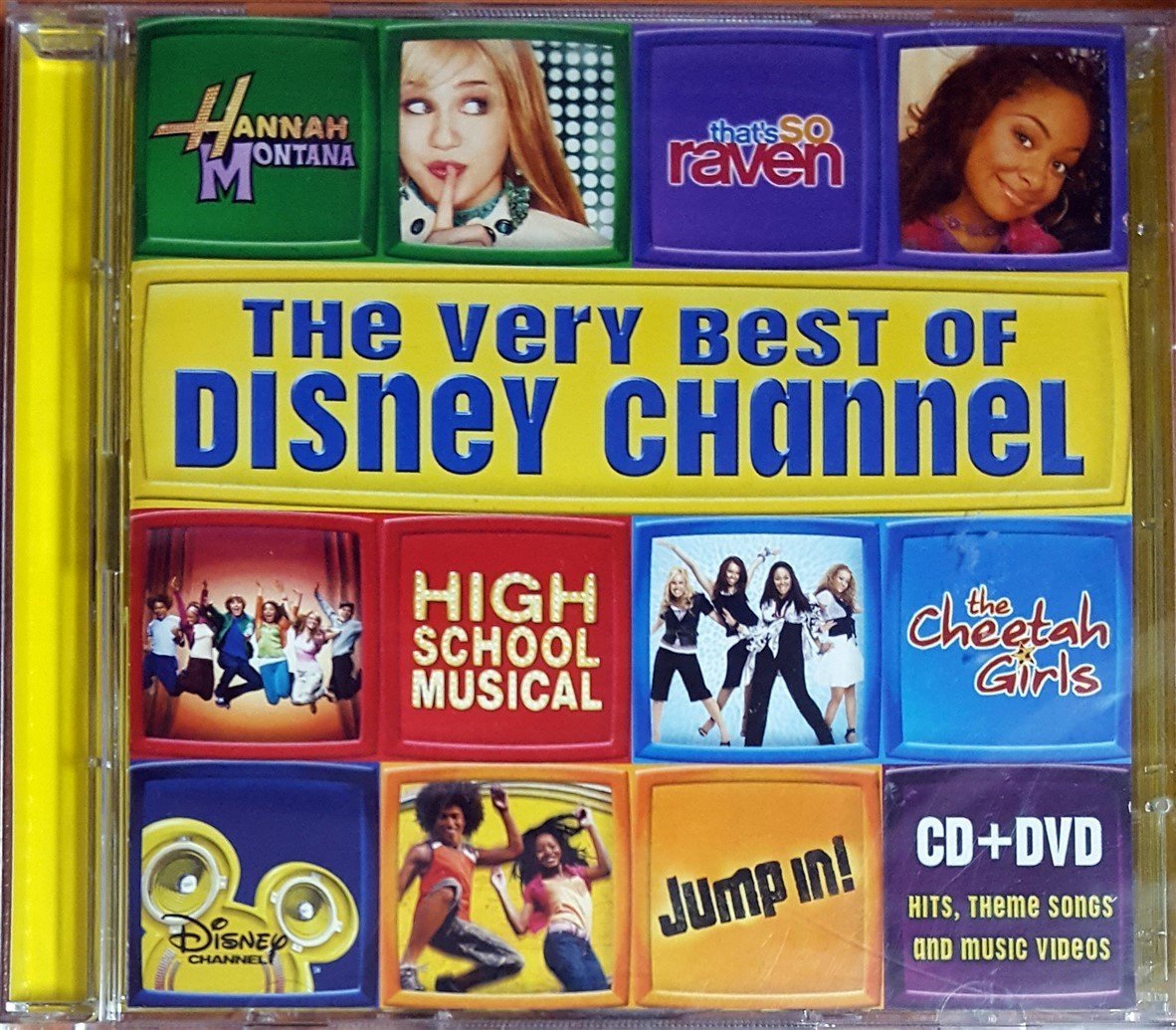 THE VERY BEST OF DISNEY CHANNEL / HANNAH MONTANA, THAT'S SO RAVEN, HIGH SCHOOL MUSICAL, THE CHEETAH GIRLS (2007) WALT DISNEY RECORDS CD+DVD 2.EL