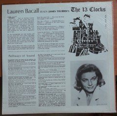LAUREN BACALL READS JAMES THURBER'S THE 13 CLOCKS - DÖNEM BASKISI PLAK SIFIR