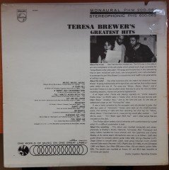 TERESA BREWWER - GREATEST HITS - LP DÖNEM BASKISI SIFIR PLAK