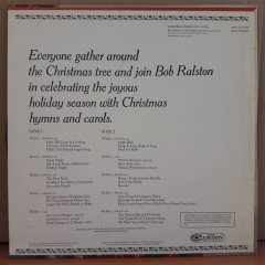 CHRISTMAS HYMNS & CAROLS - BOB RALSTON - LP 2.EL PLAK