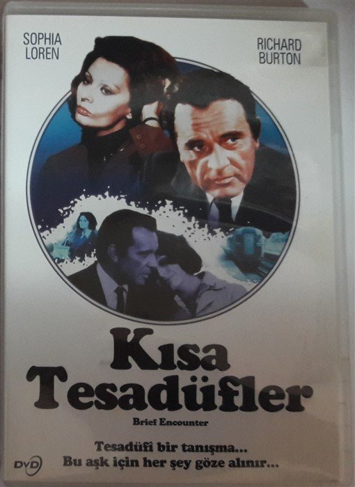 KISA TESADÜFLER - BRIEF ENCOUNTER - SOPHIA LOREN - RICHARD BURTON - DVD 2.EL