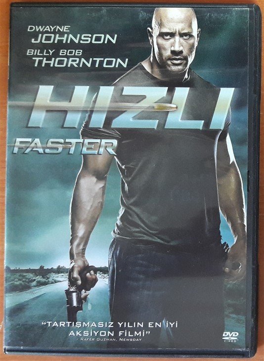 HIZLI - FASTER - DWAYNE JOHNSON - BILLY BOB THORNTON - DVD 2.EL