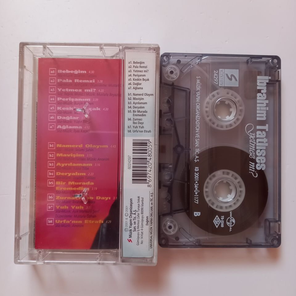 İBRAHİM TATLISES - YETMEZ Mİ? (2001) - KASET 2.EL