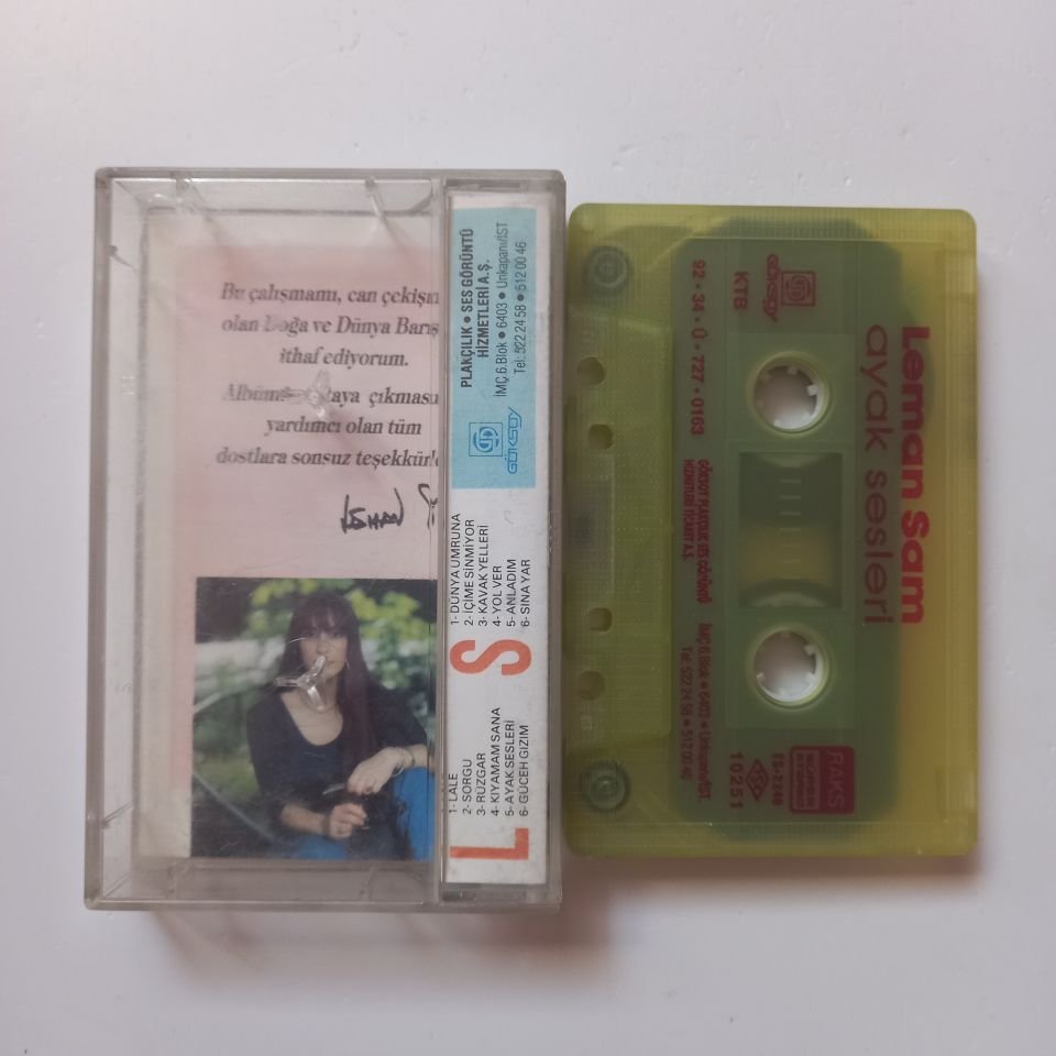 LEMAN SAM - AYAK SESLERİ (1992) - KASET 2.EL