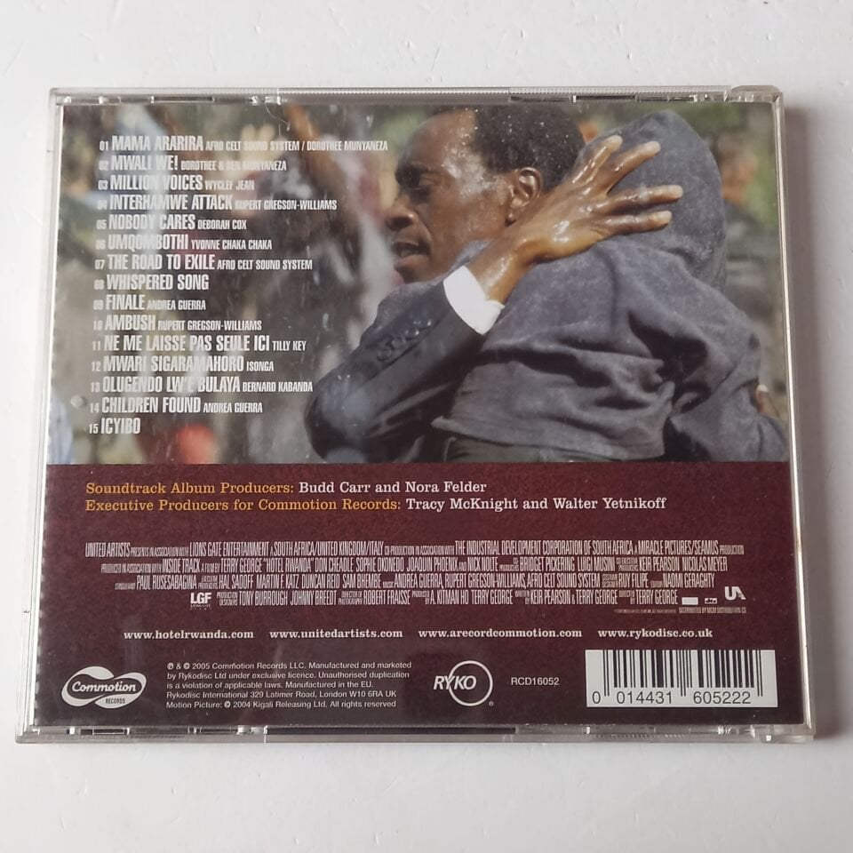 HOTEL RWANDA MUSIC FROM THE FILM (2005) - CD 2.EL