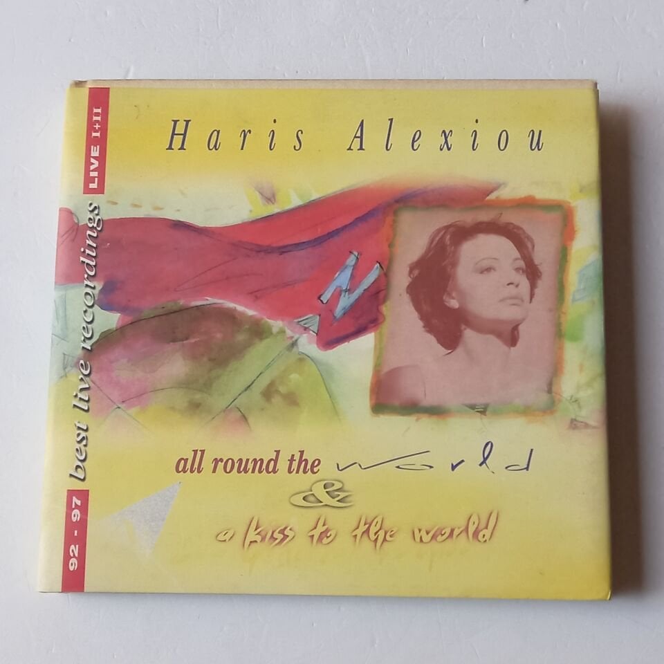 HARIS ALEXIOU – ALL AROUND THE WORLD & A KISS TO THE WORLD LIVE \'92-\'97 (1998) - CD + KİTAPÇIK 2.EL