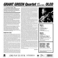 GRANT GREEN QUARTET WITH SONNY CLARK - OLEO / 1962 RECORDINGS (1980) - LP 180GR 2015 EDITION SIFIR PLAK