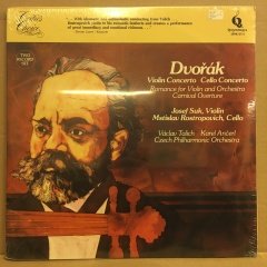 DVORAK VIOLIN CONCERTO CELLO CONCERTO JOSEF SUK, ROSTROPOVICH (1980) SIFIR 2PLAK