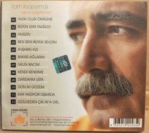 FATİH KISAPARMAK - AŞK VE ÖZGÜRLÜK İÇİN - CD 2.EL