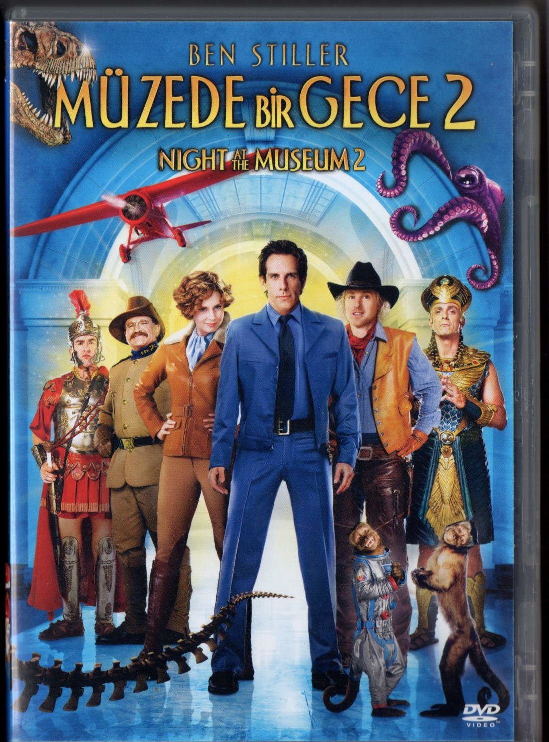 NIGHT AT THE MUSEUM 2 - MÜZEDE BİR GECE - BEN STILLER - DVD 2.EL
