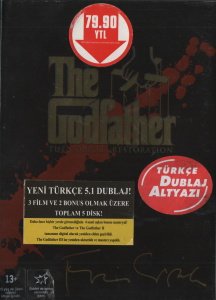 THE GODFATHER 1-2-3 THE COPPOLA RESTORATION - 5xDVD BOX SET 2.EL