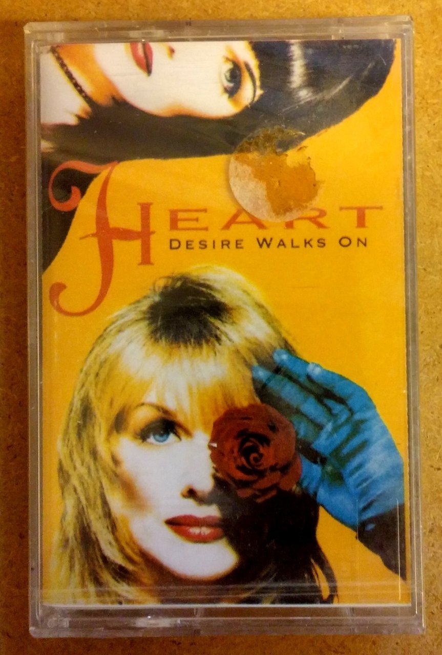 HEART - DESIRE WALKS ON CASSETTE 1993 MADE IN TURKEY ''NEW''