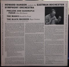 HOVHANESS: PRELUDE, LO PRESTI: THE MASKS, SESSIONS: THE BLACK MASKERS, HOWARD HANSON - PLAK 2.EL
