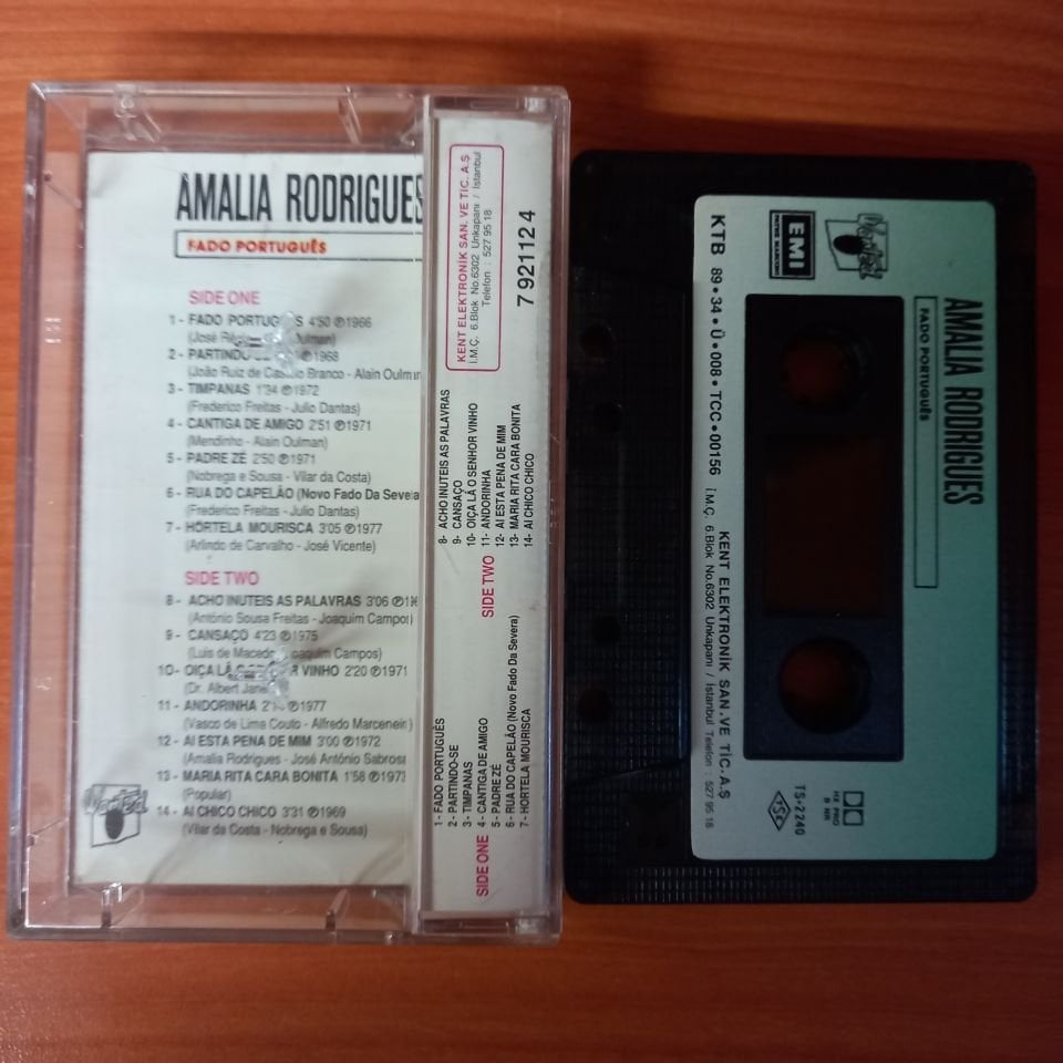 AMALIA RODRIGUES - FADO PORTUGUES (1989) - KASET 2.EL