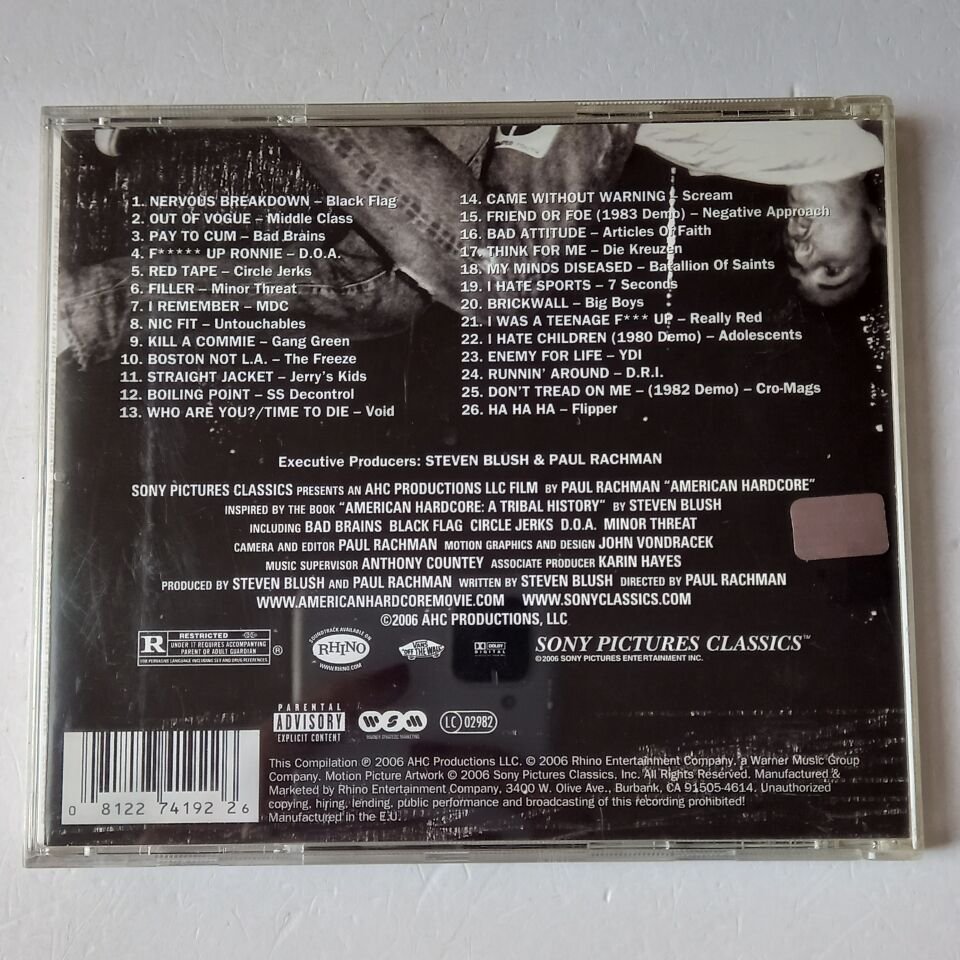AMERICAN HARDCORE: THE HISTORY OF AMERICAN PUNK ROCK 1980-1986 (2006) - CD 2.EL