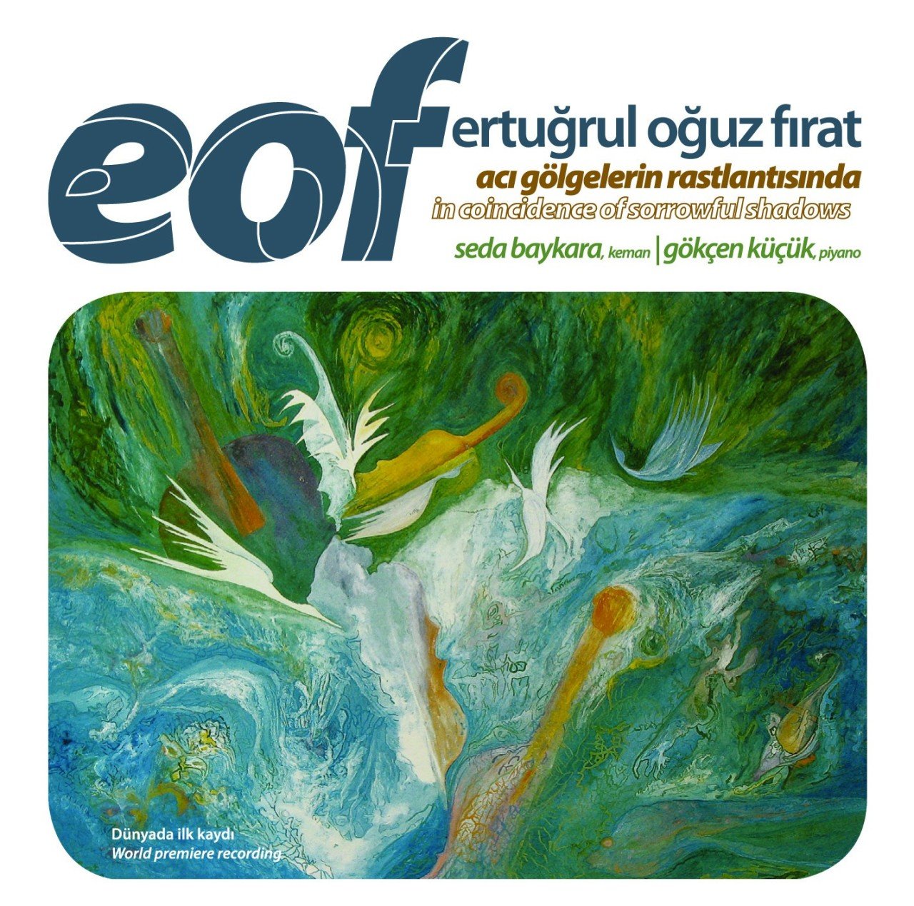 ERTUĞRUL OĞUZ FIRAT (EOF): ACI GÖLGELERİN RASTLANTISINDA, SEDA BAYKARA, GÖKÇEN KÜÇÜK (2008) - CD SIFIR