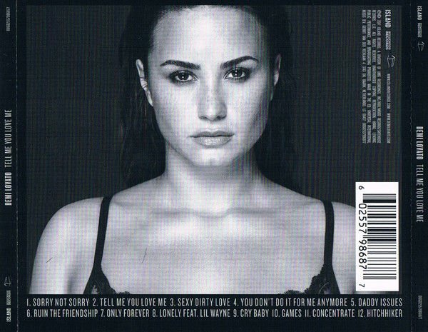 DEMI LOVATO – TELL ME YOU LOVE ME (2017) - CD JEWEL CASE AMBALAJINDA SIFIR