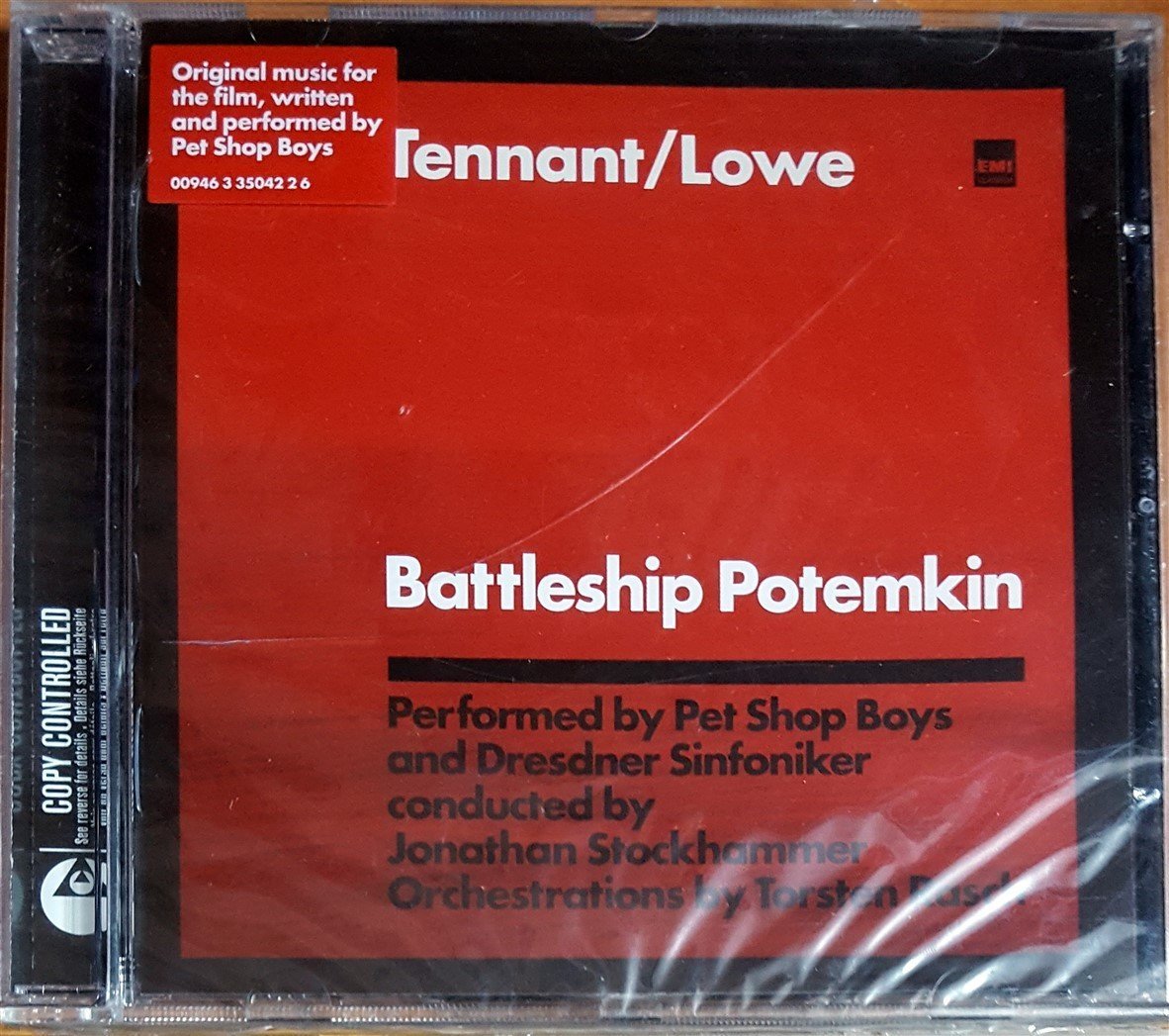 TENNANT / LOWE - BATTLESHIP POTEMKIN SOUNDTRACK / WRITTEN AND PERFORMED BY PET SHOP BOYS (2005) CD SIFIR