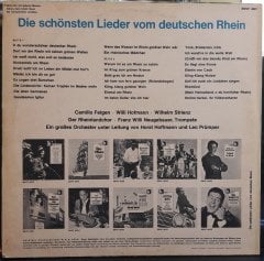 DIE SCHÖNSTEN LIEDER VOM DEUTSCHEN RHEIN - PLAK 2.EL