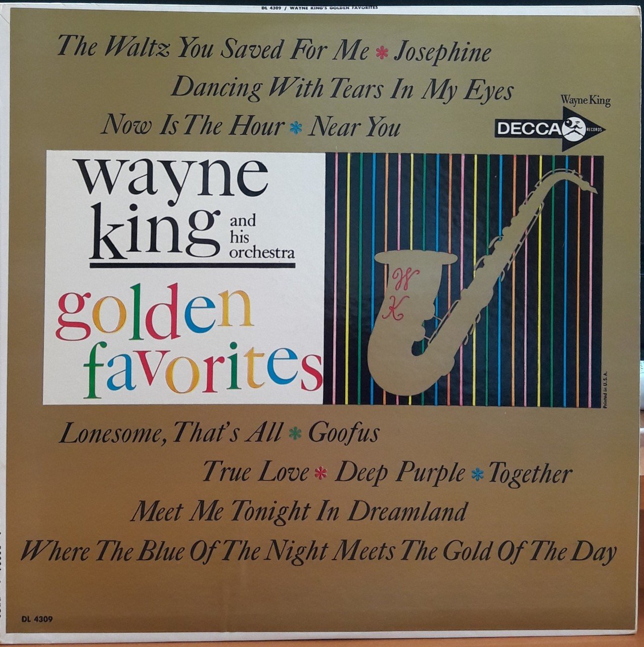 WAYNE KING - GOLDEN FAVORITES - PLAK 2.EL