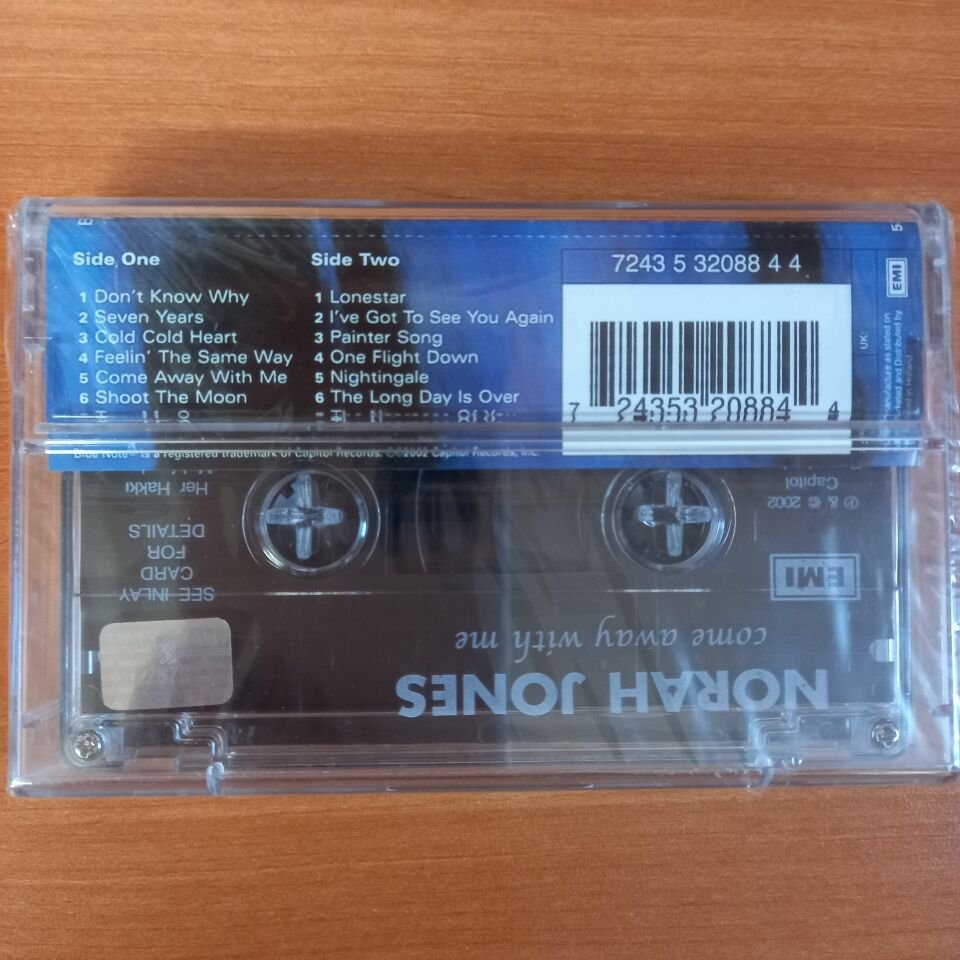 NORAH JONES - COME AWAY WITH ME (2002) - KASET SIFIR