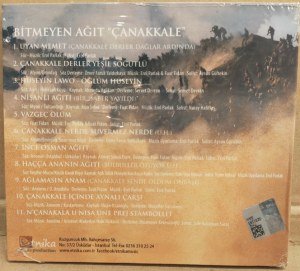 BİTMEYEN AĞIT ÇANAKKALE (EROL PARLAK, NURAY HAFİFTAŞ,..) CD SIFIR