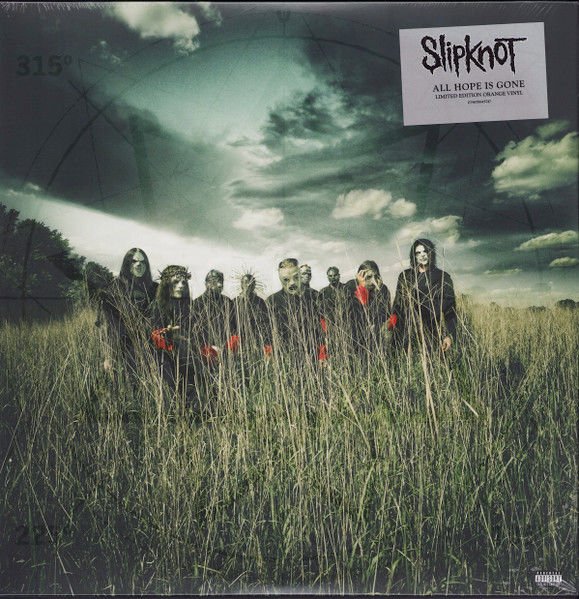 SLIPKNOT - ALL HOPE IS GONE (2008) - 2LP 2022 ORANGE COLOURED EDITION SIFIR PLAK